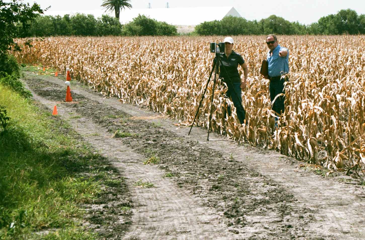 Attorney West In a Corn Field